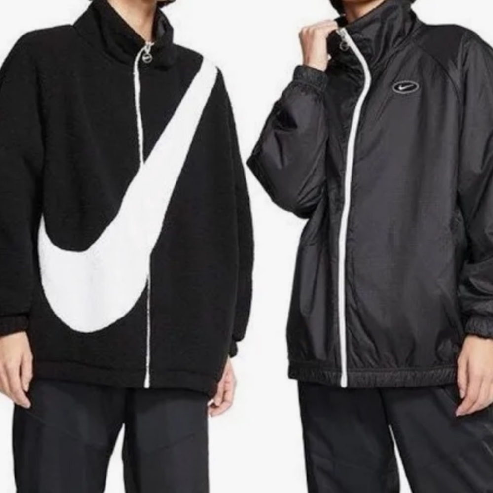 Nike NSW Sherpa Swoosh Reversible Jacket - Great condition